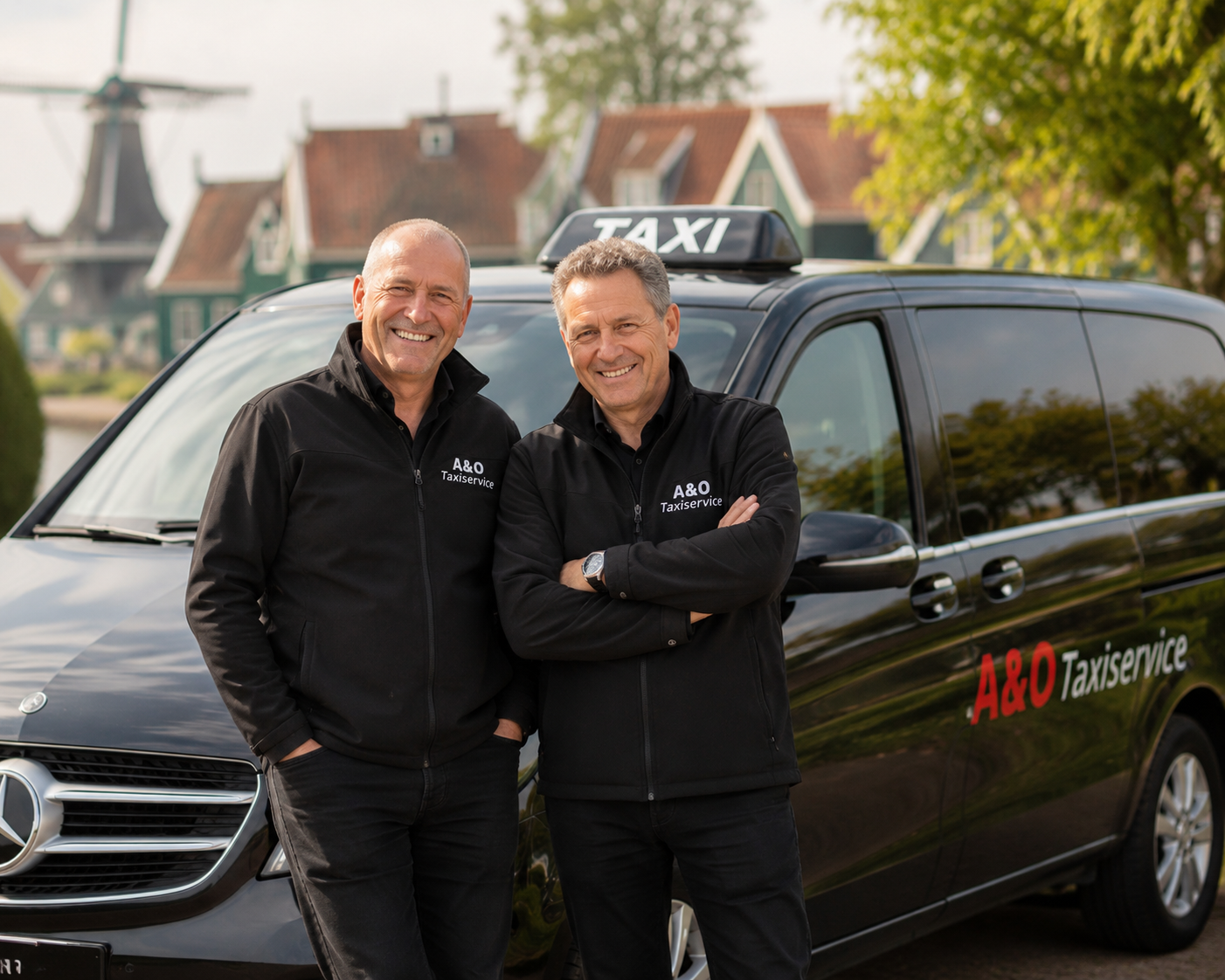 Willem en Gerard van A&O Taxiservice